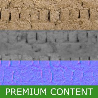 Seamless Textures of Wall Bricks + Normal & Bump Mapping 